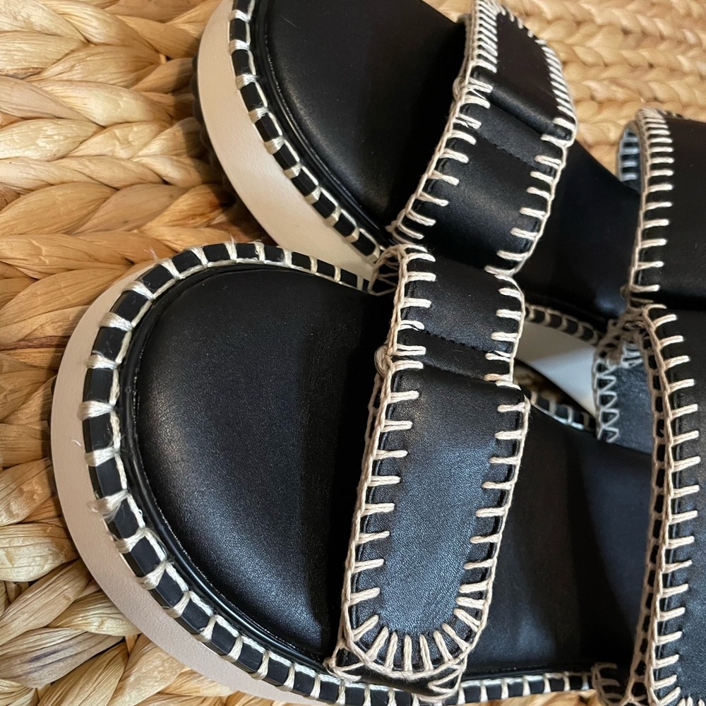 Women's Platform Wedge Sandals - Picture 2 of 7